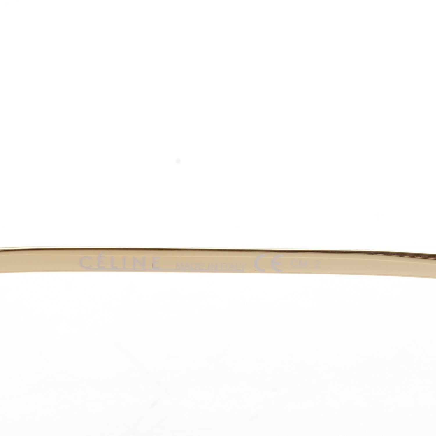 Celine Metal Sunglasses CL 41808/S Gold 5 of 6