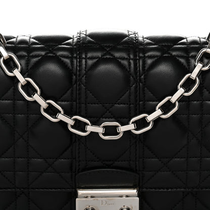 Christian Dior Lambskin Cannage Medium Miss Dior Flap Black 7 of 10
