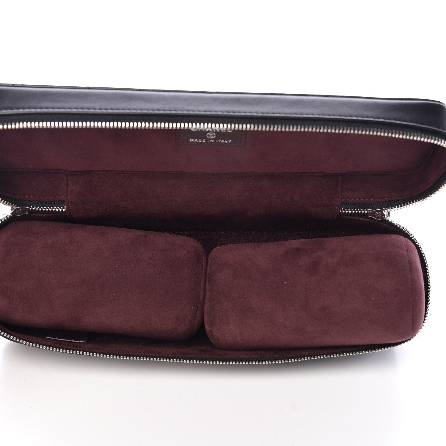 Chanel Lambskin Quilted Watch Case Black 6 of 8