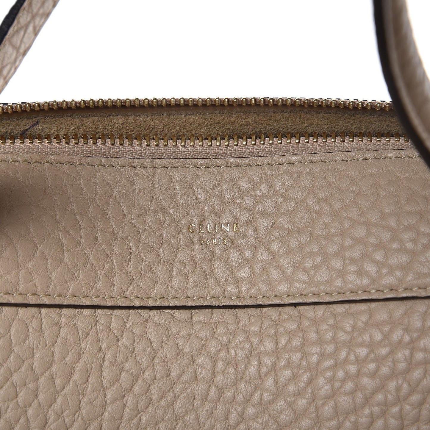 Bullhide Calfskin Small Ring Bag Dune
