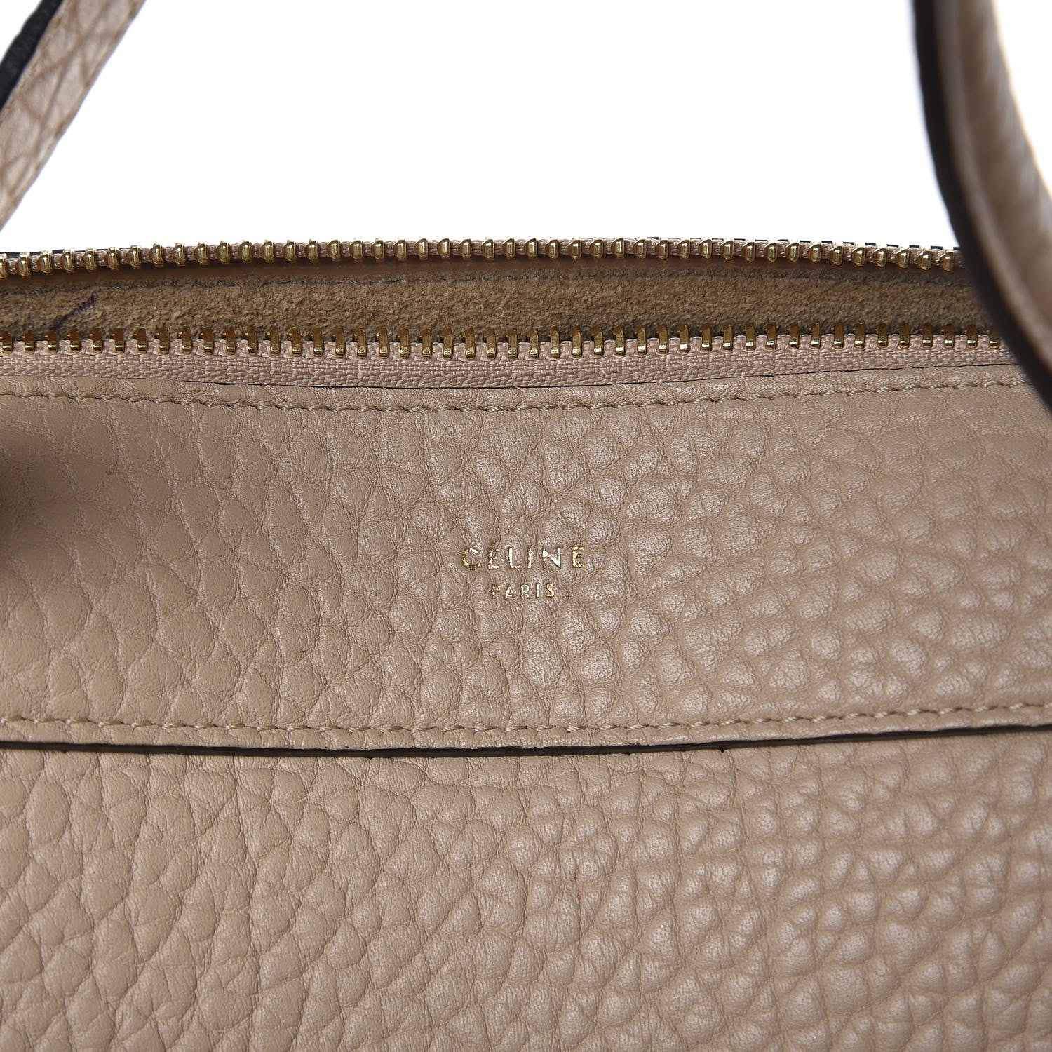 Celine Bullhide Calfskin Small Ring Bag Dune 7 of 16