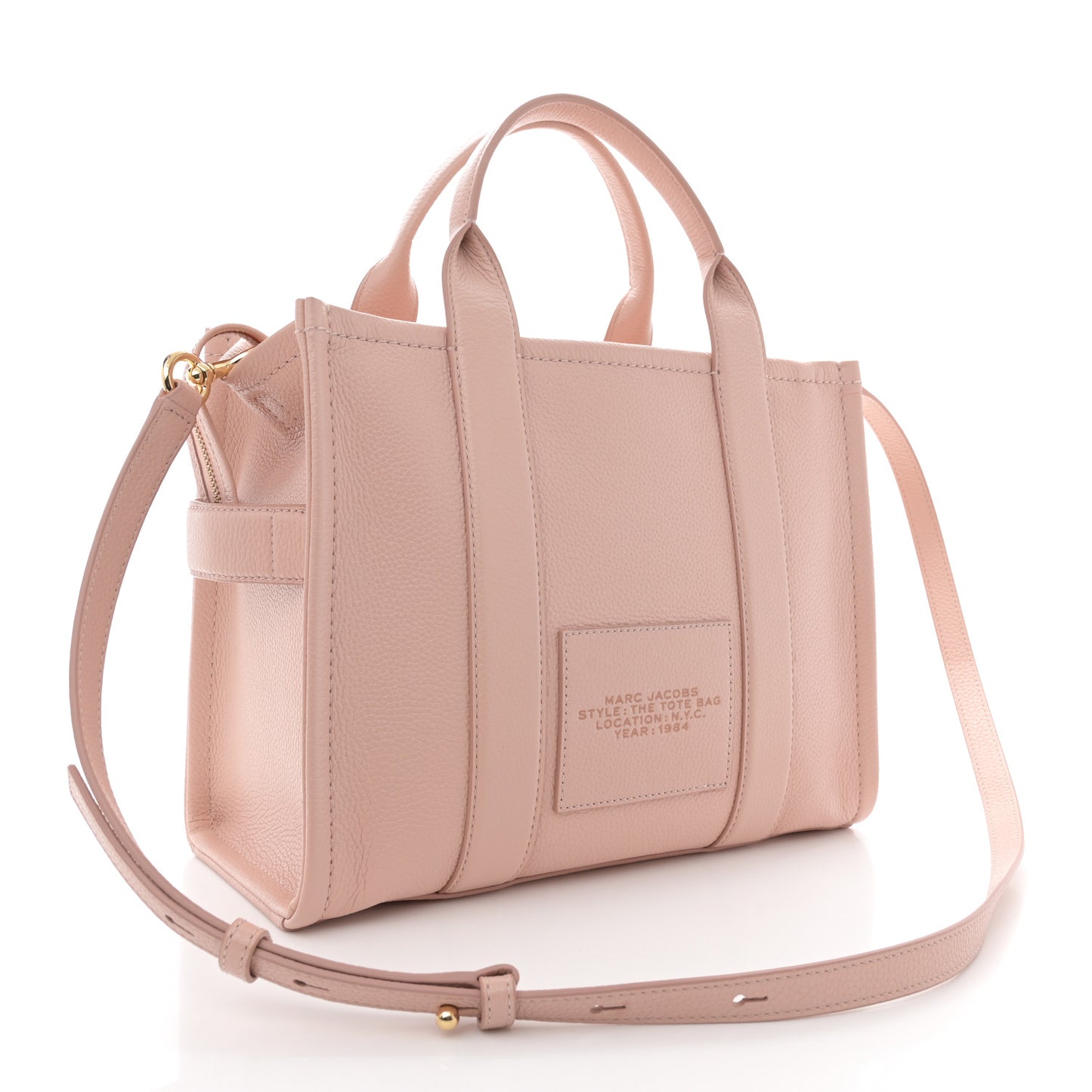 Grained Calfskin The Tote Bag Rose Dust