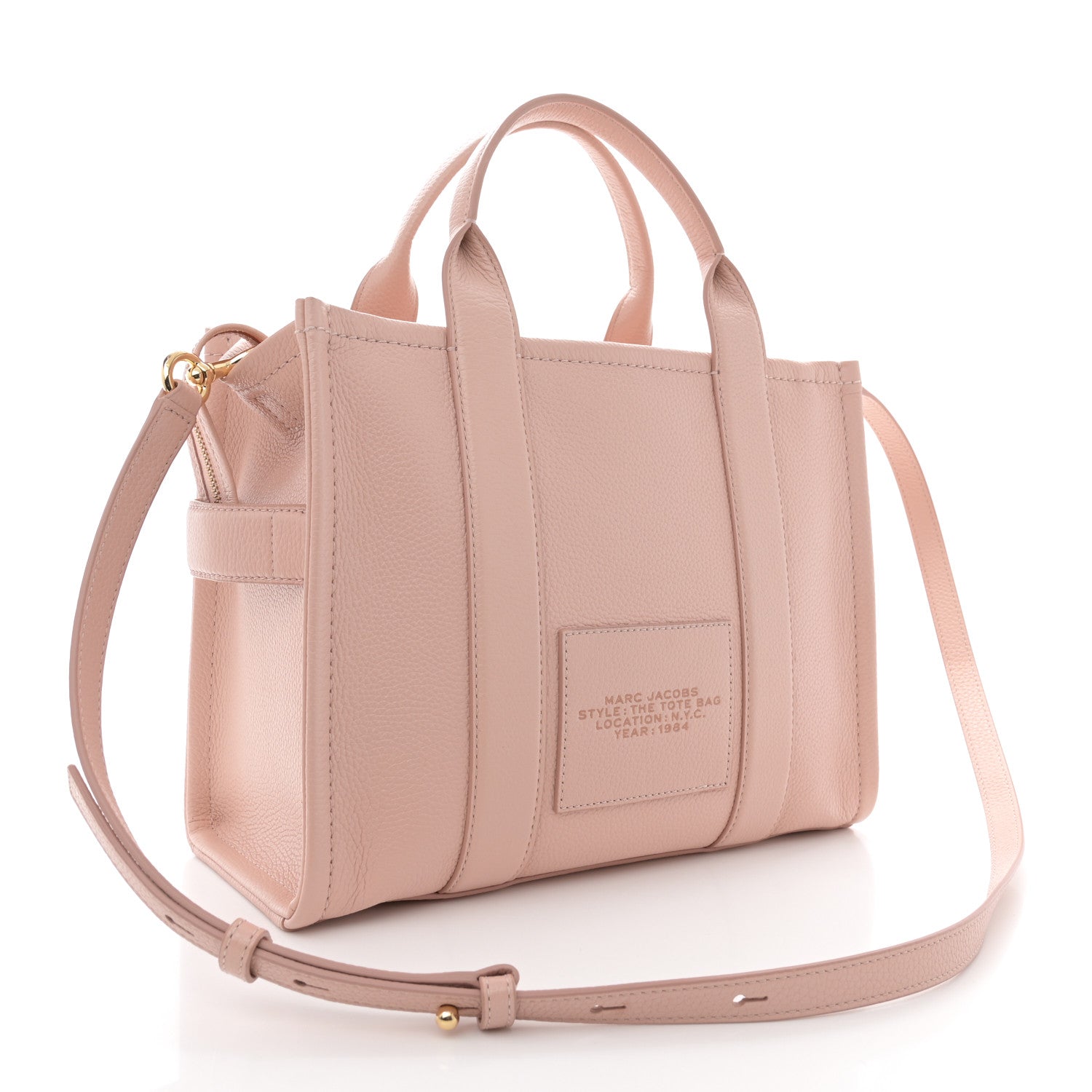 Marc Jacobs Grained Calfskin The Tote Bag Rose Dust 3 of 11