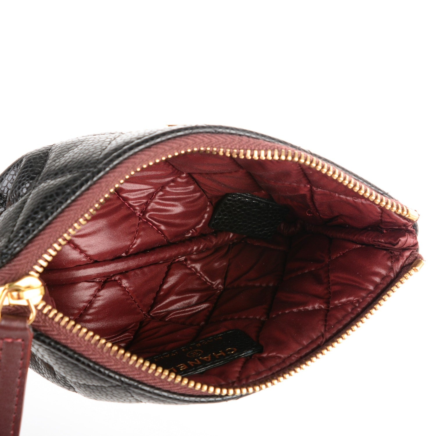 Chanel Caviar Quilted Small Pouch Black 5 of 7