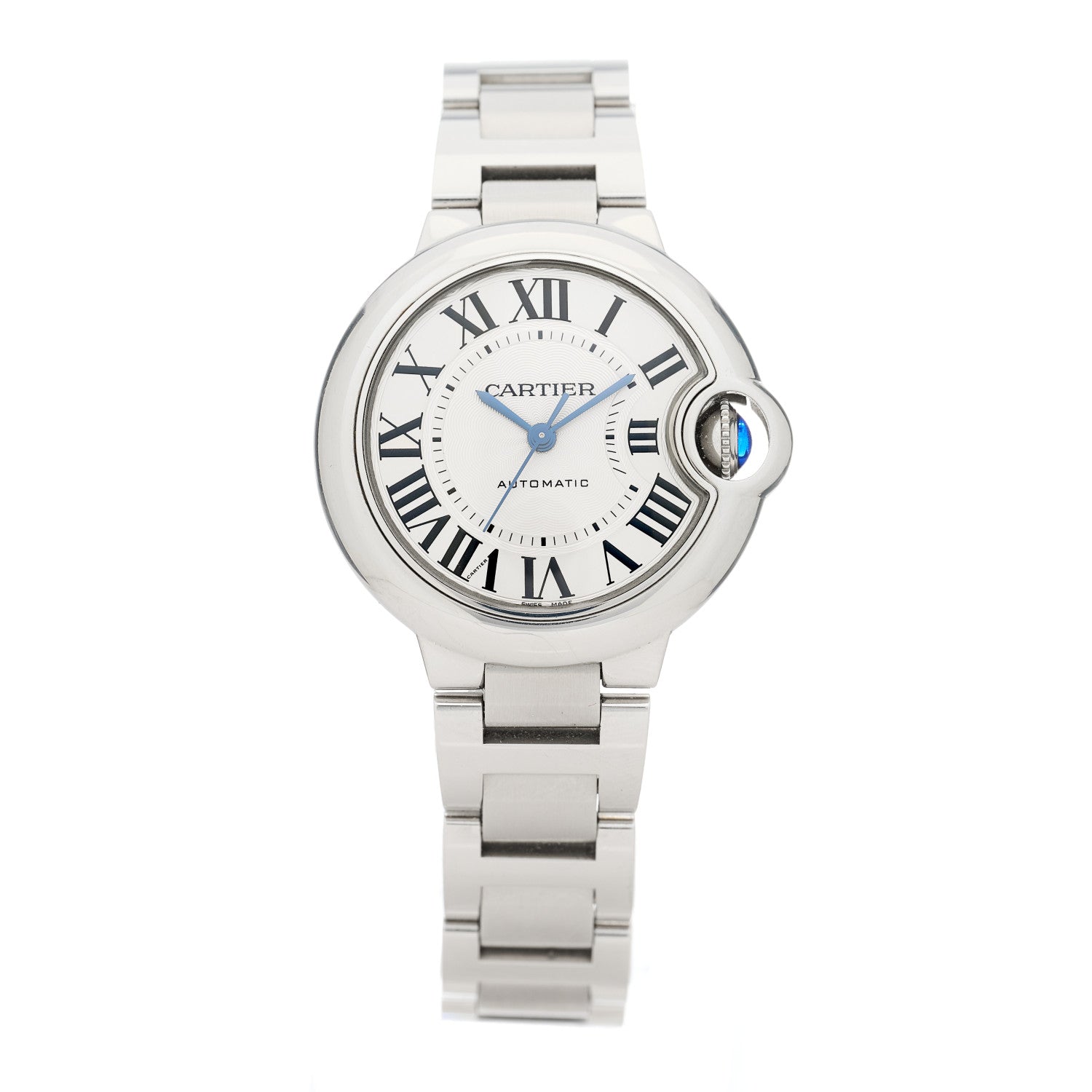 Cartier Stainless Steel 33mm Ballon Bleu De Cartier Automatic Watch 1 of 5