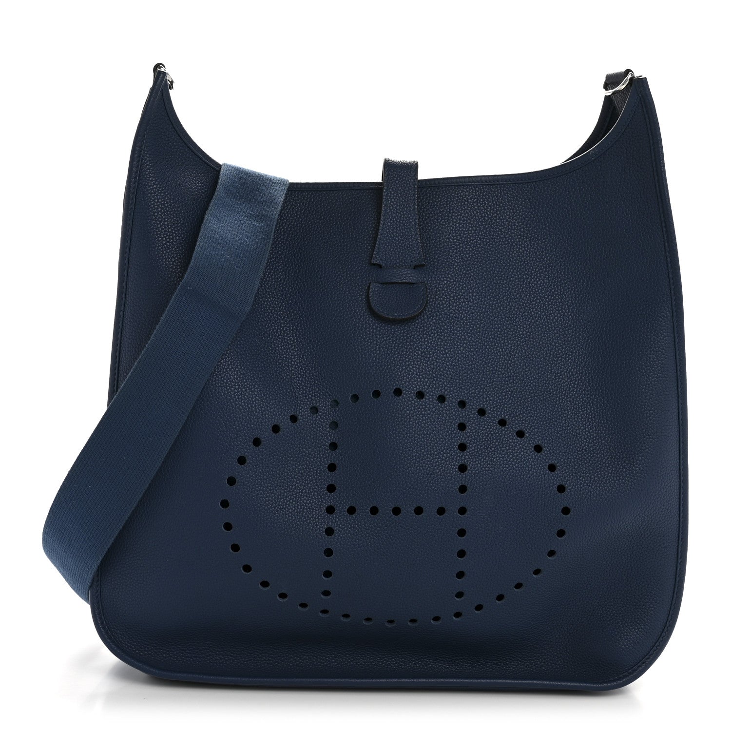 Hermes Taurillon Clemence Evelyne III TGM Bleu Obscur 1 of 12