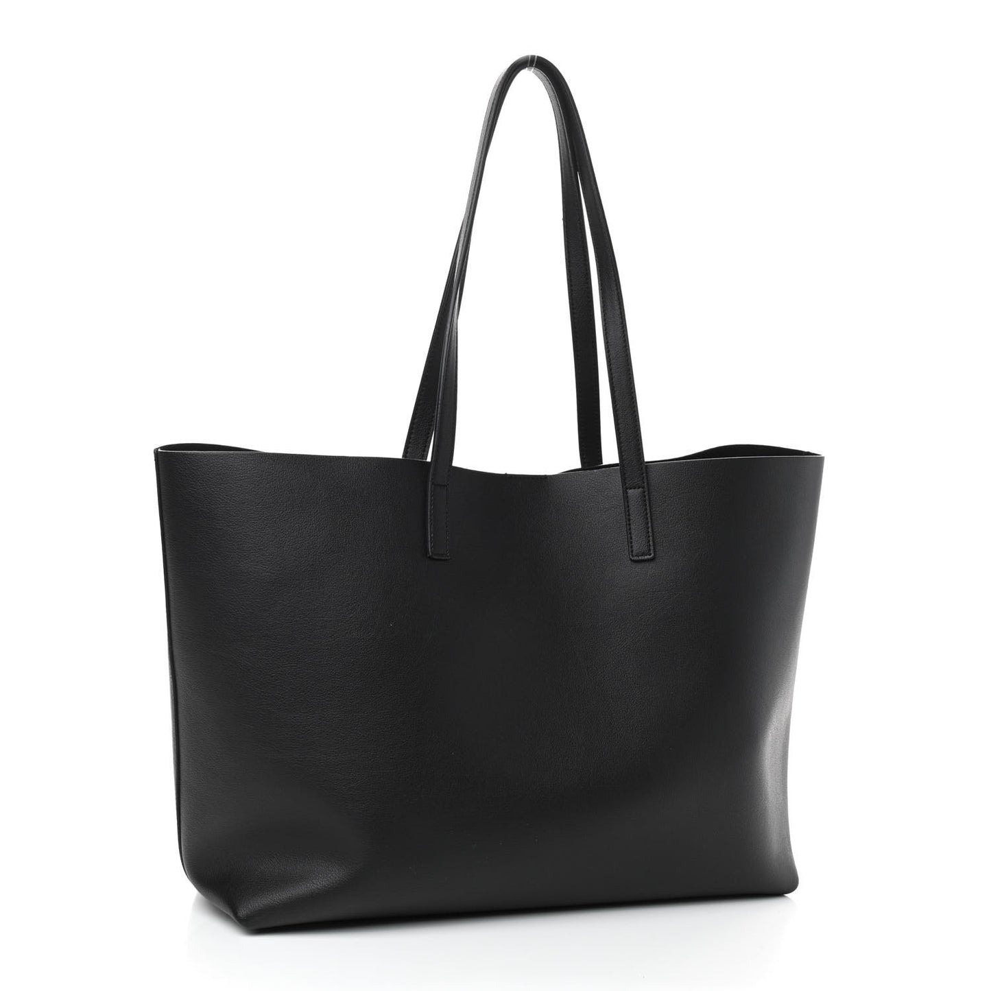 Calfskin Large Shopping Tote Black