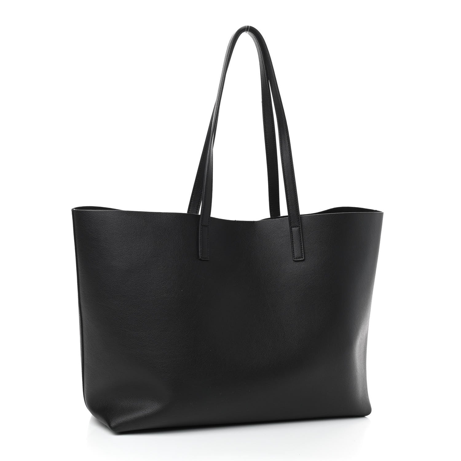 Saint Laurent Calfskin Large Shopping Tote Black 3 of 9