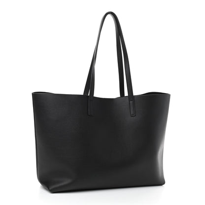 Saint Laurent Calfskin Large Shopping Tote Black 3 of 9