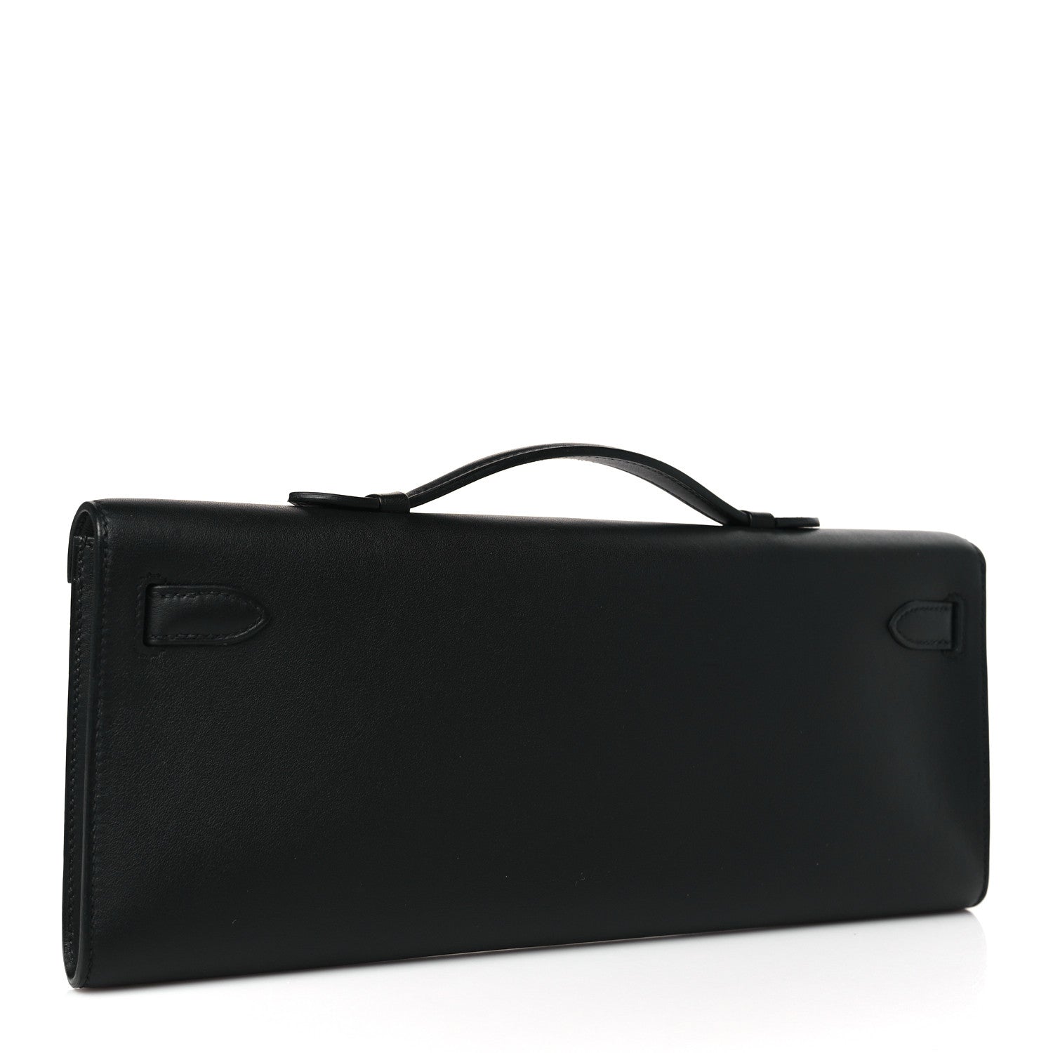 Hermes Swift Kelly Cut Clutch Pochette Black 3 of 9