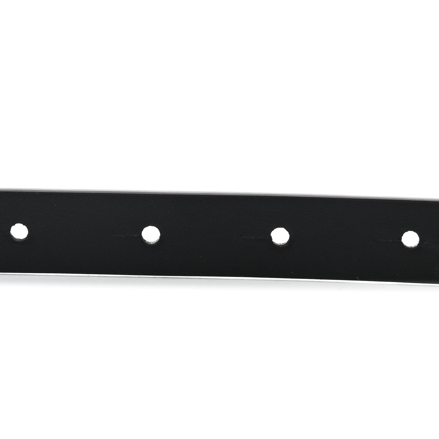 Calfskin Crystal Chain Logo Belt 85 34 Black