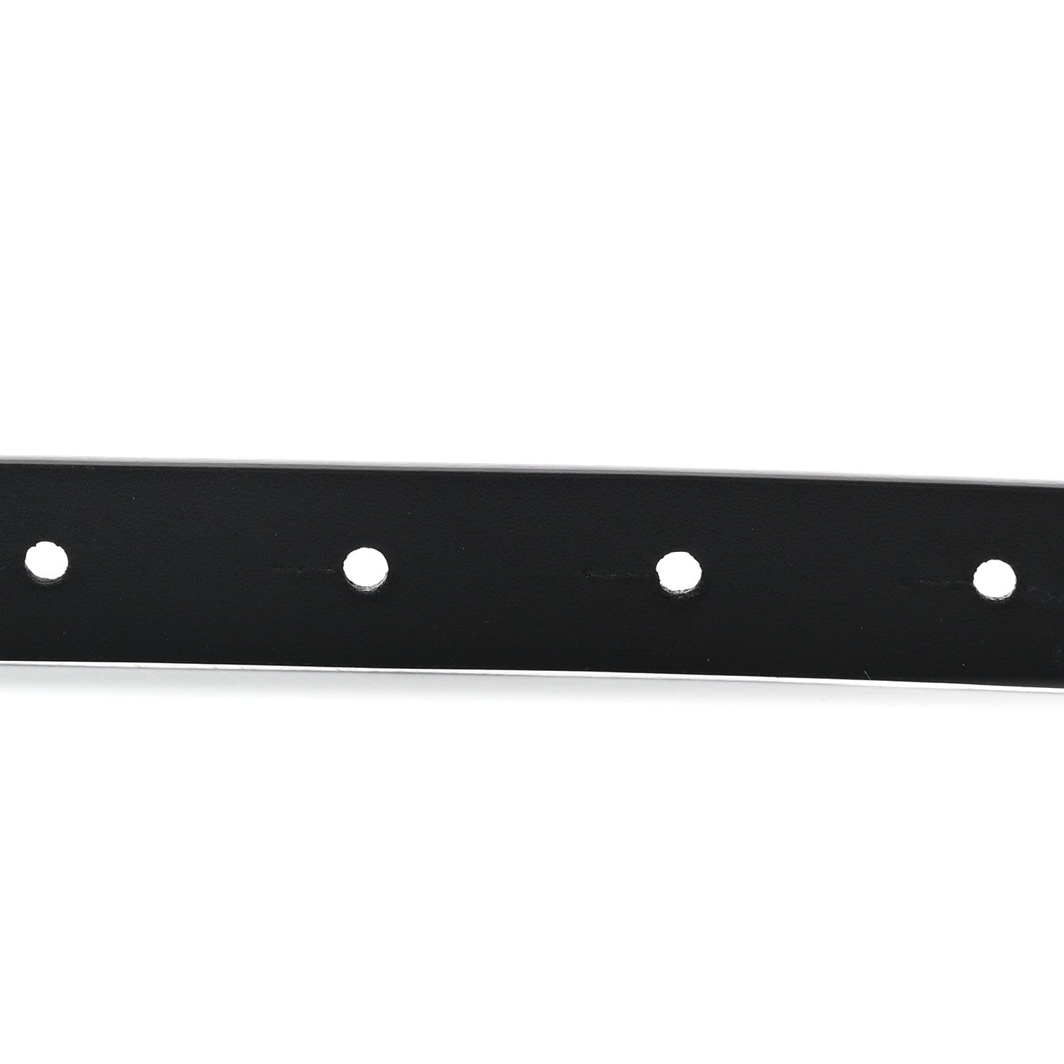 Chanel Calfskin Crystal Chain Logo Belt 85 34 Black 4 of 6