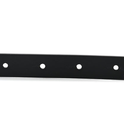 Chanel Calfskin Crystal Chain Logo Belt 85 34 Black 4 of 6