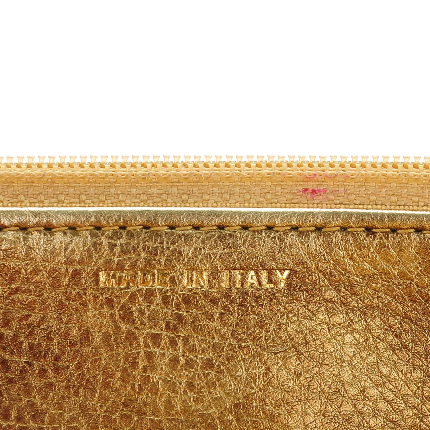 Chanel Metallic Distressed Calfskin Quilted Boy Wallet On Chain WOC Gold 7 of 8