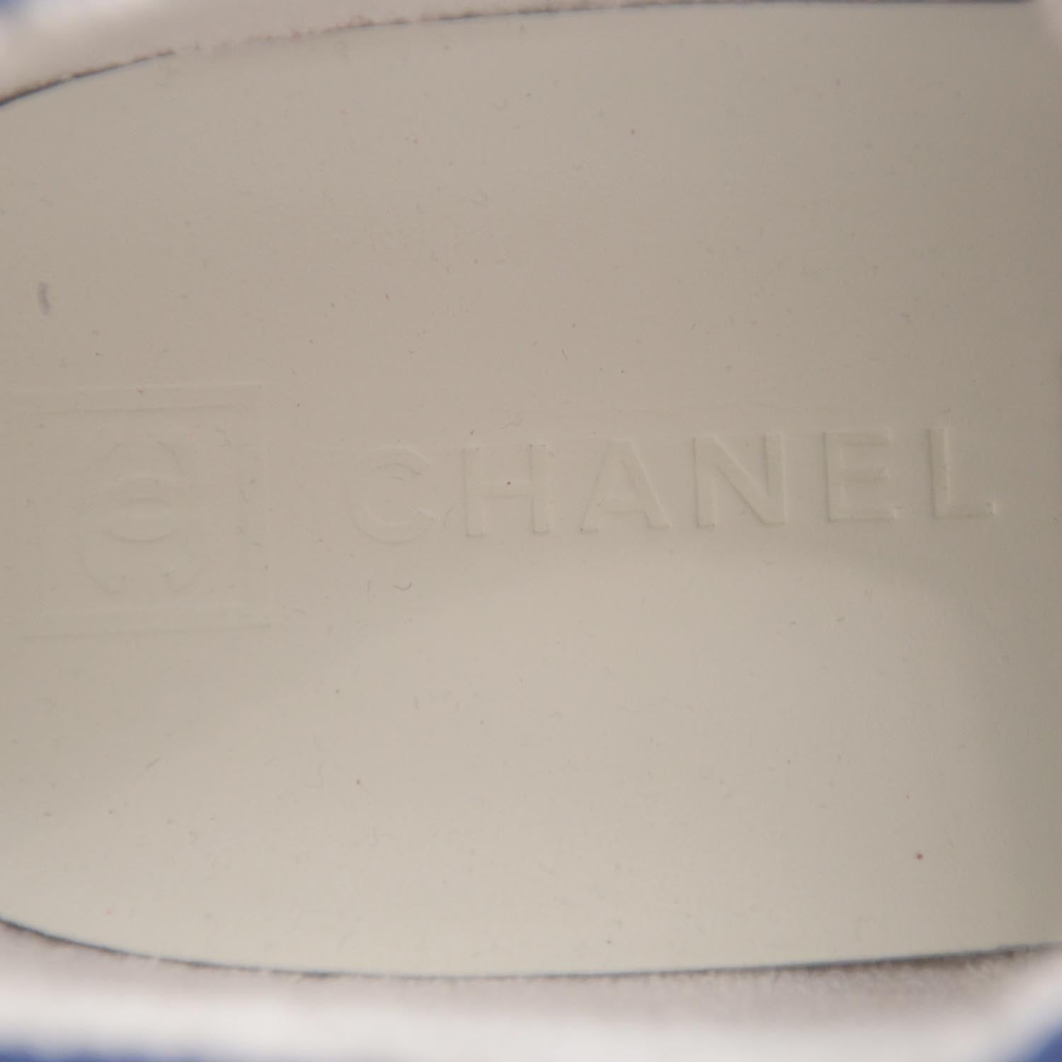 Chanel Mens Canvas Tennis Sneakers 44 6 of 6