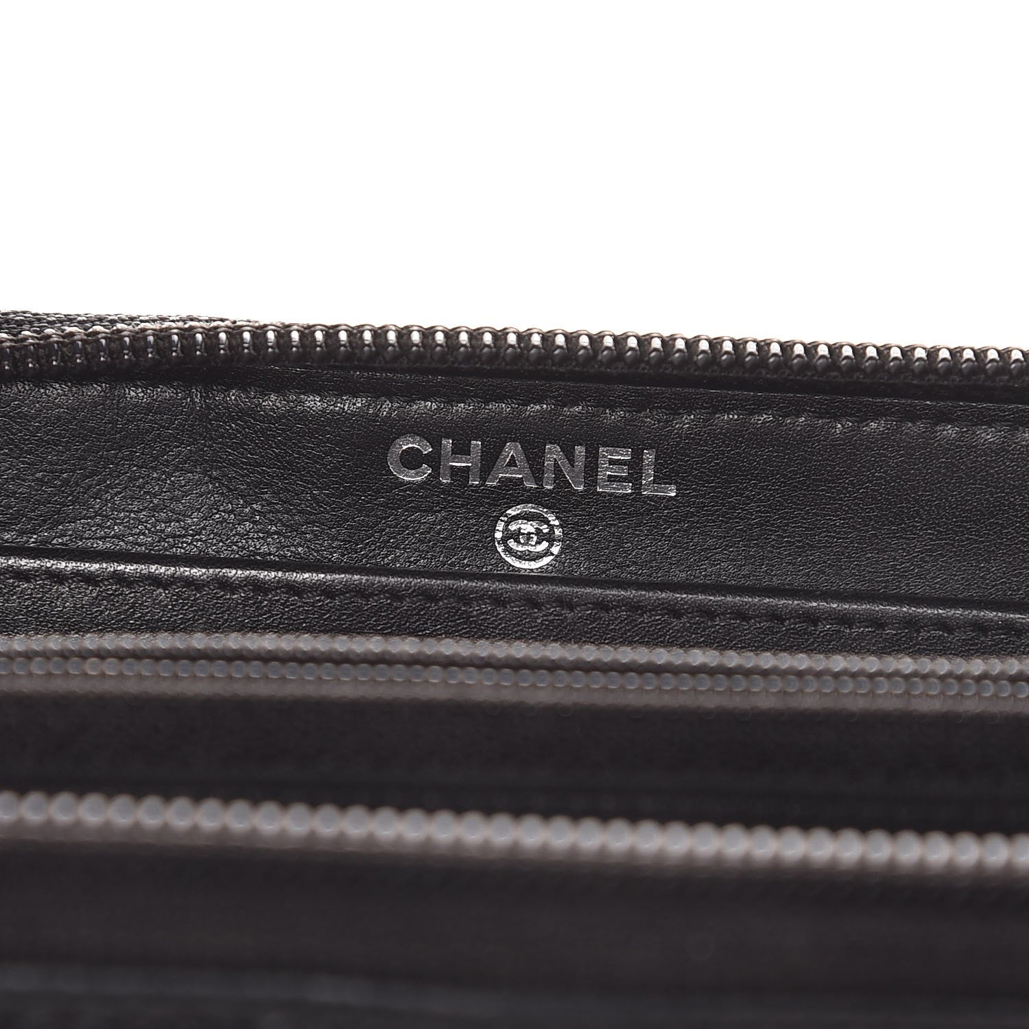 Chanel Caviar Large Timeless CC Zip Around Wallet Black 6 of 9