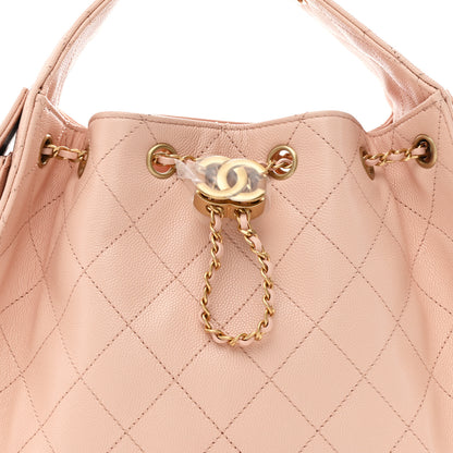 Chanel Caviar Quilted Small Chanel 25 Handbag Light Pink 8 of 10