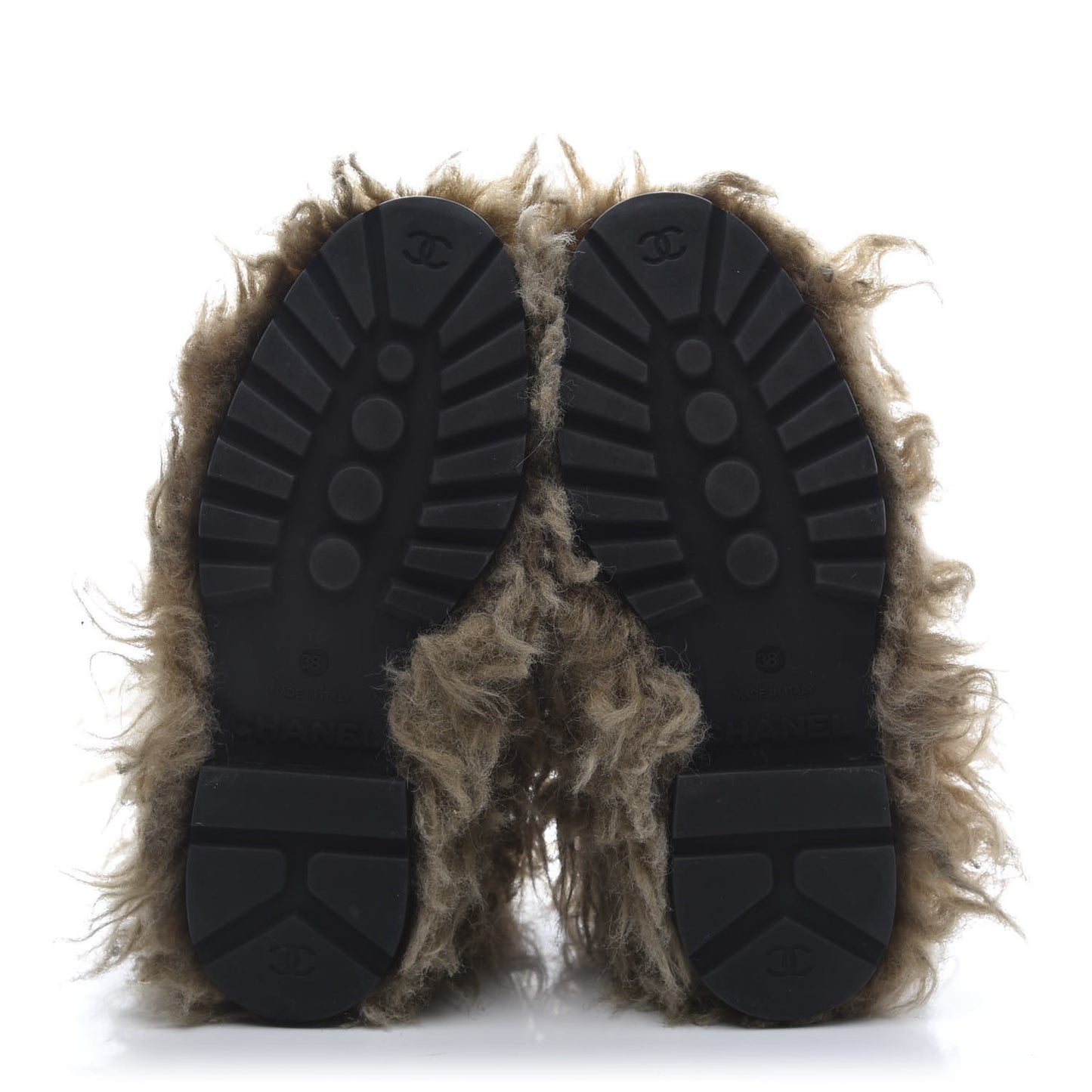 Fantasy Fur Mukluks Short Boots 38.5 Beige