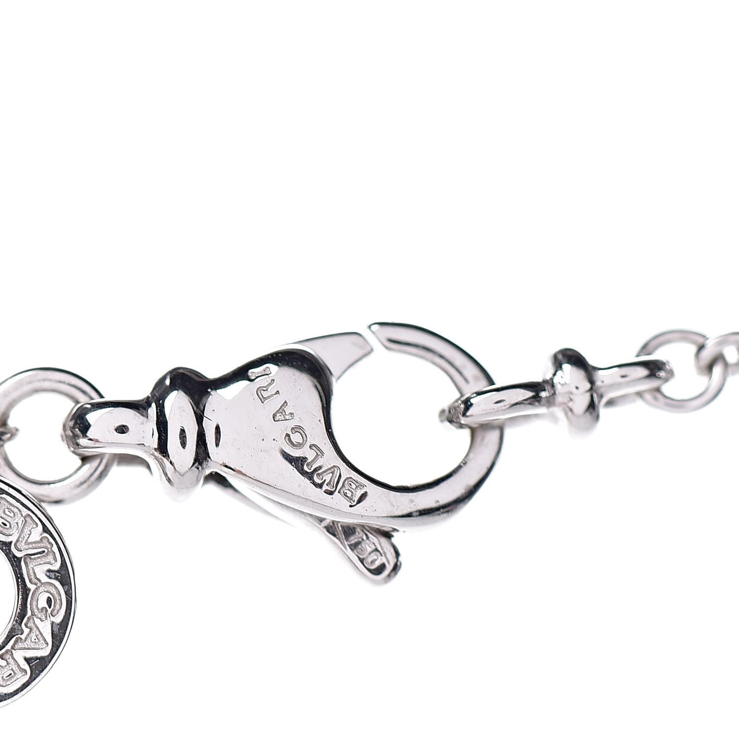 18K White Gold B.Zero1 Pendant Necklace