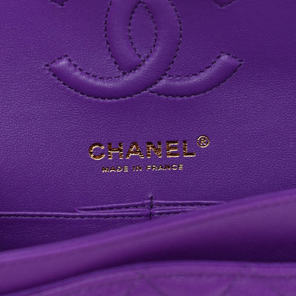 Chanel Caviar Quilted Small Double Flap Dark Purple 6 of 11