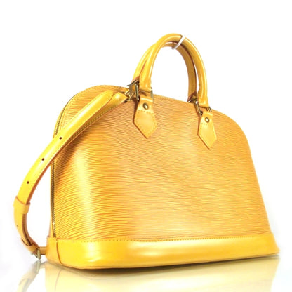 Louis Vuitton Epi Alma Yellow 2 of 9