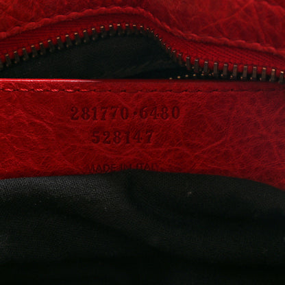 Balenciaga Agneau Giant 12 Rose Gold Hardware City Rouge Coquelicot 6 of 26