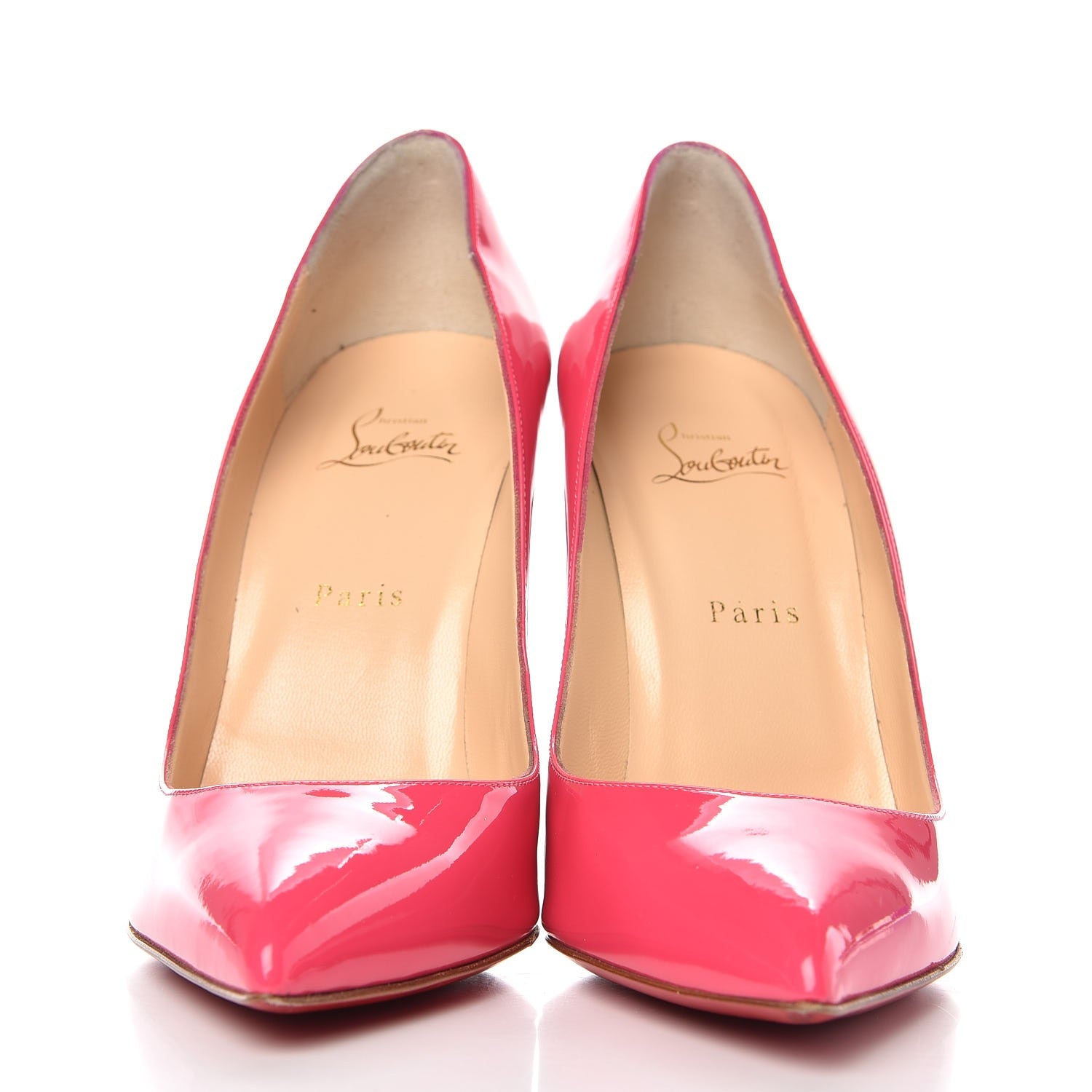 Christian Louboutin Patent Pigalle Follies 100 Pumps 41 Pinky 2 of 13