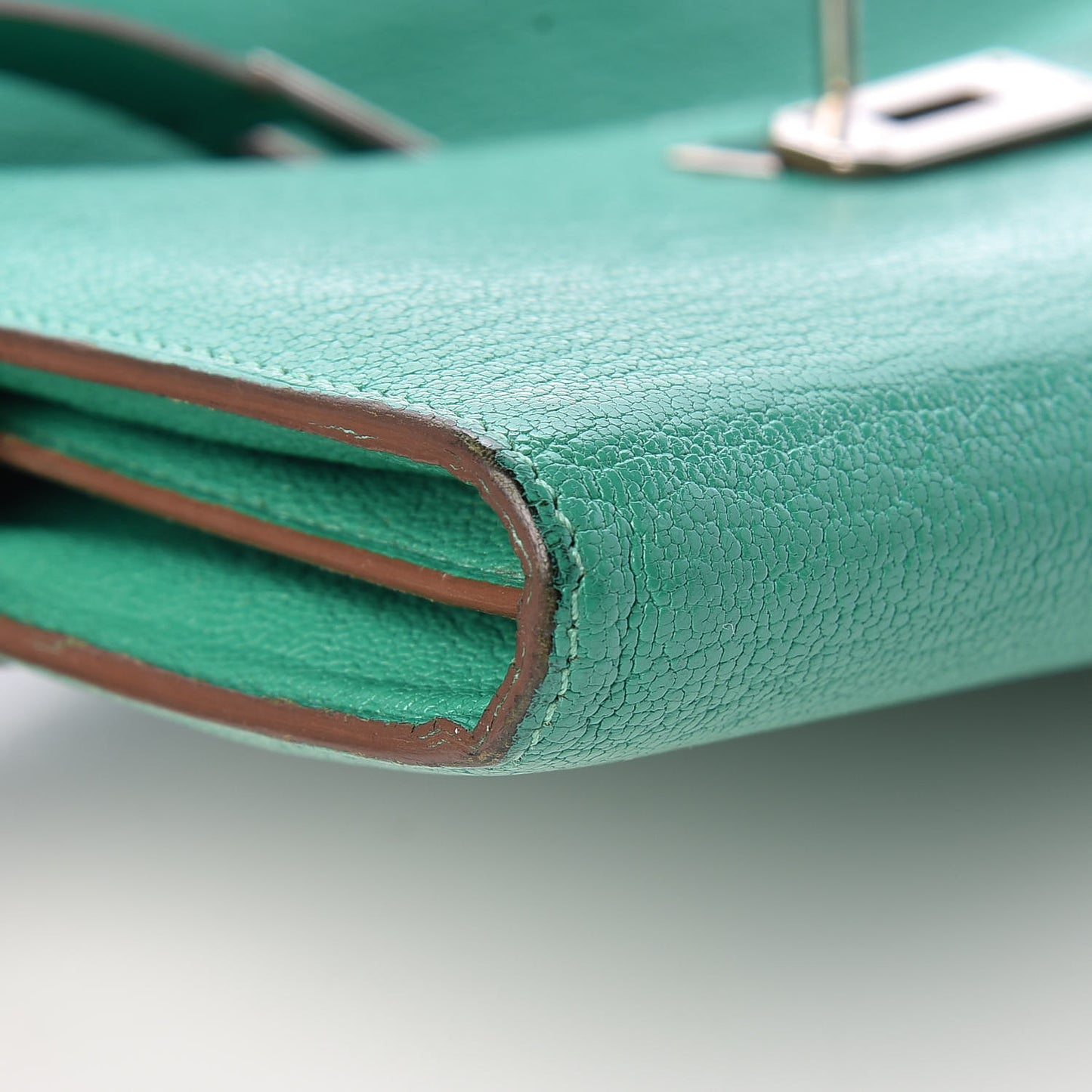 Chevre Mysore Kelly Longue Wallet Menthe