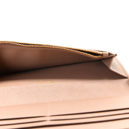 Prada Saffiano Metal Double Snap Travel Wallet Cammeo 5 of 11