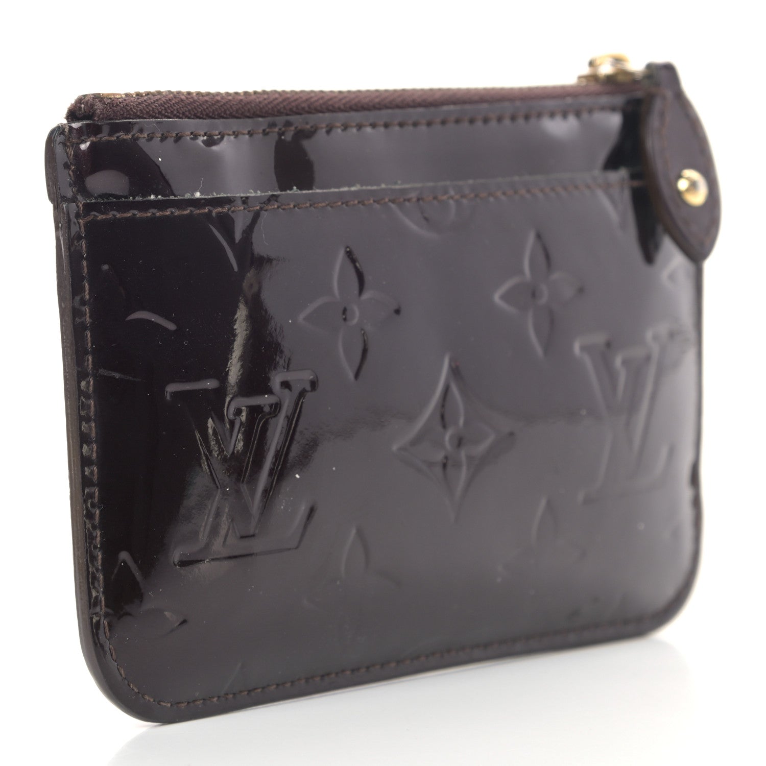 Louis Vuitton Vernis Key Pouch Amarante 3 of 10