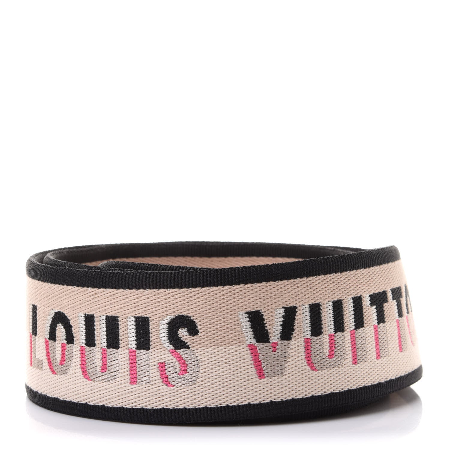 Louis Vuitton Jacquard Speedy Bandouliere 20 Shoulder Strap Black 2 of 3