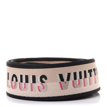 Louis Vuitton Jacquard Speedy Bandouliere 20 Shoulder Strap Black 2 of 3