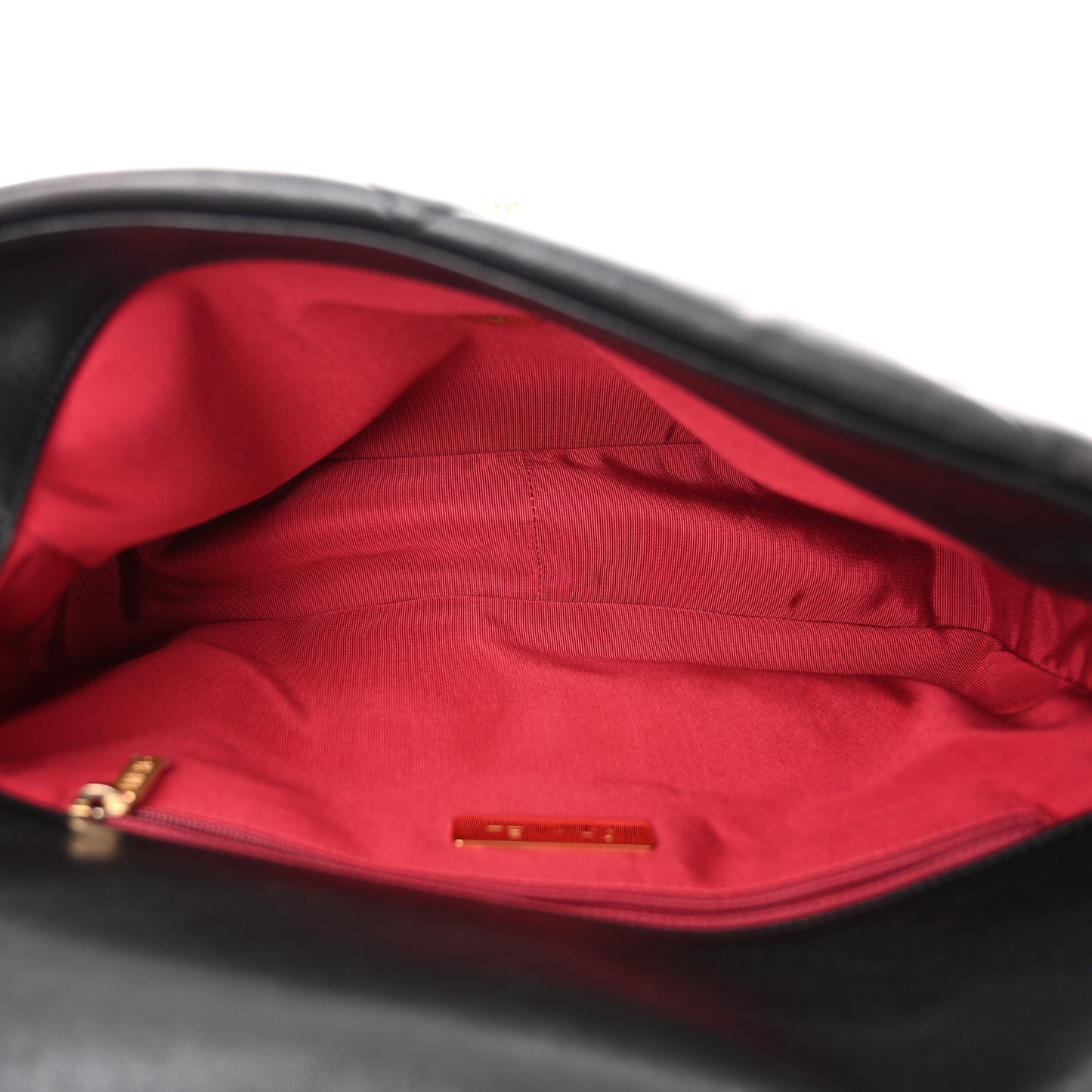 Lambskin Quilted Large Chanel 19 Flap Black