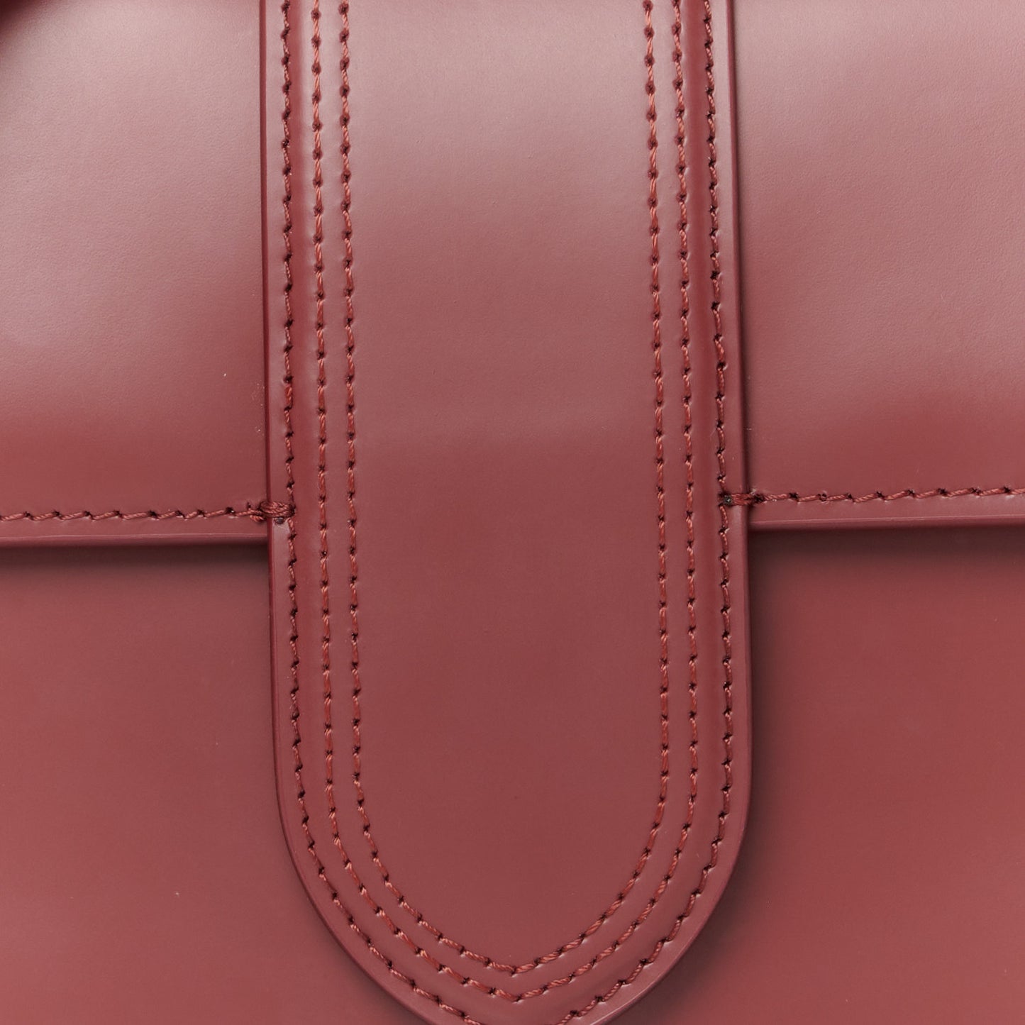 Smooth Calfskin Le Grand Bambino Dark Burgundy