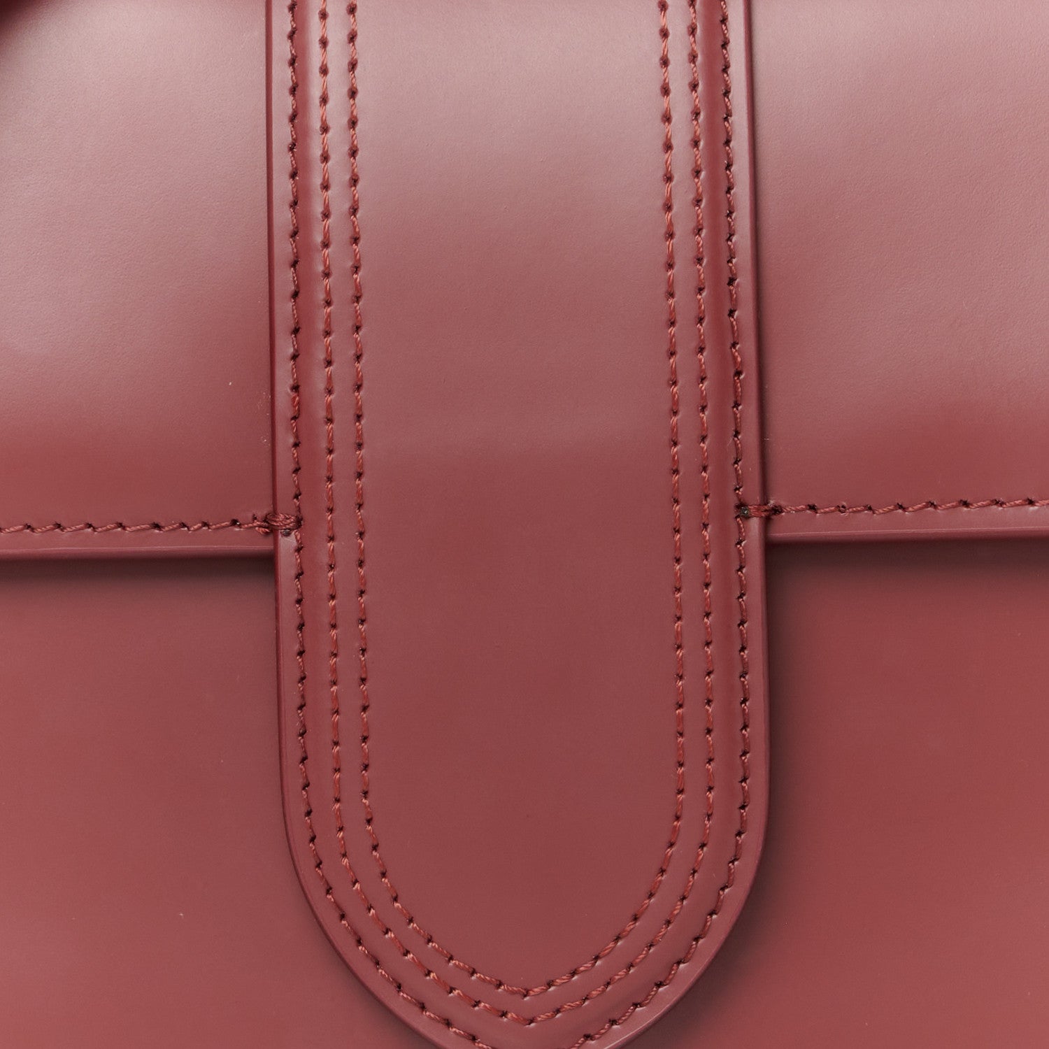 Jacquemus Smooth Calfskin Le Grand Bambino Dark Burgundy 7 of 11