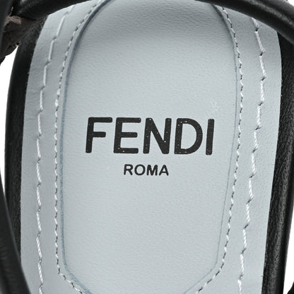 Fendi Nappa Metallic Ayers Fendi First 95mm Strappy Sandals 35 Black Chocolate Stagno 8 of 10