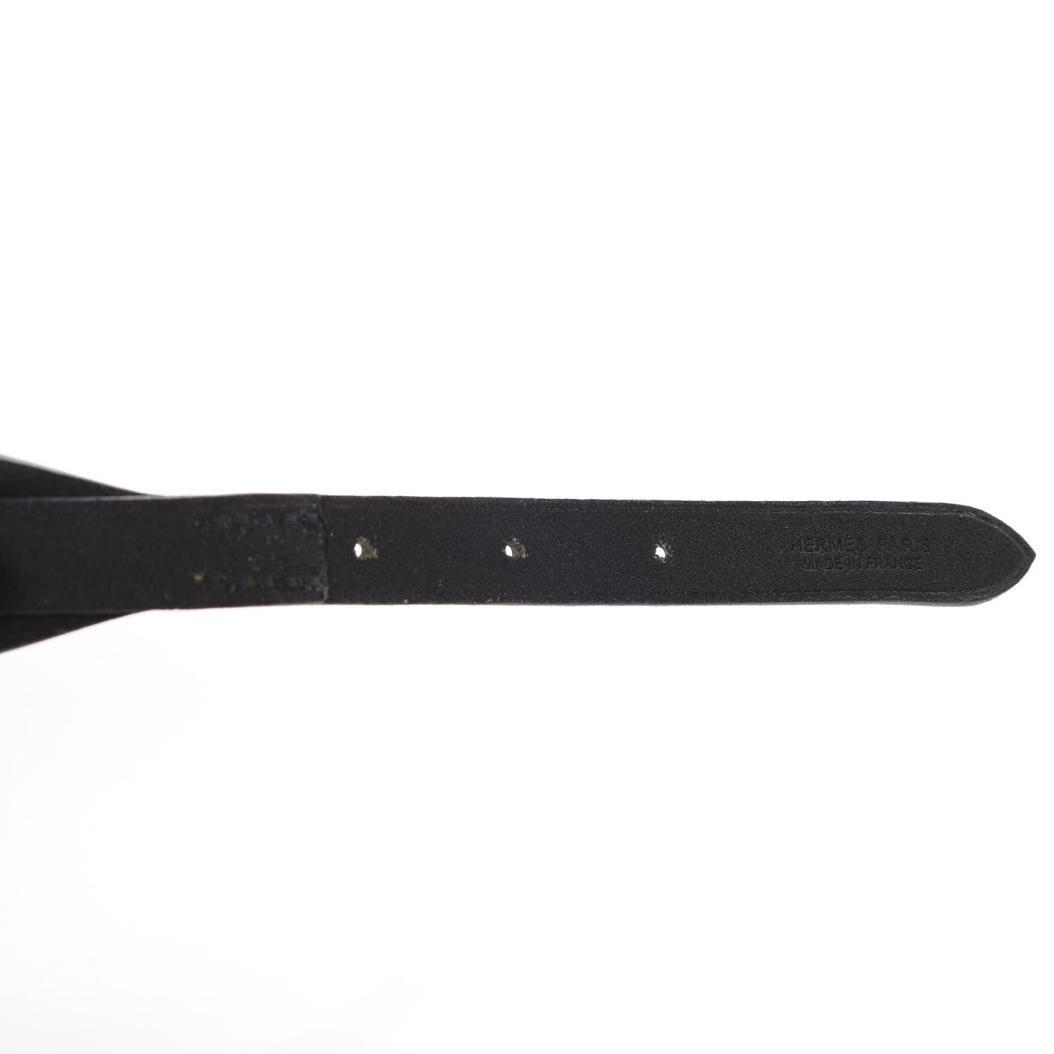 Hermes Vache Hunter Etriviere Braided Belt S Black 7 of 7