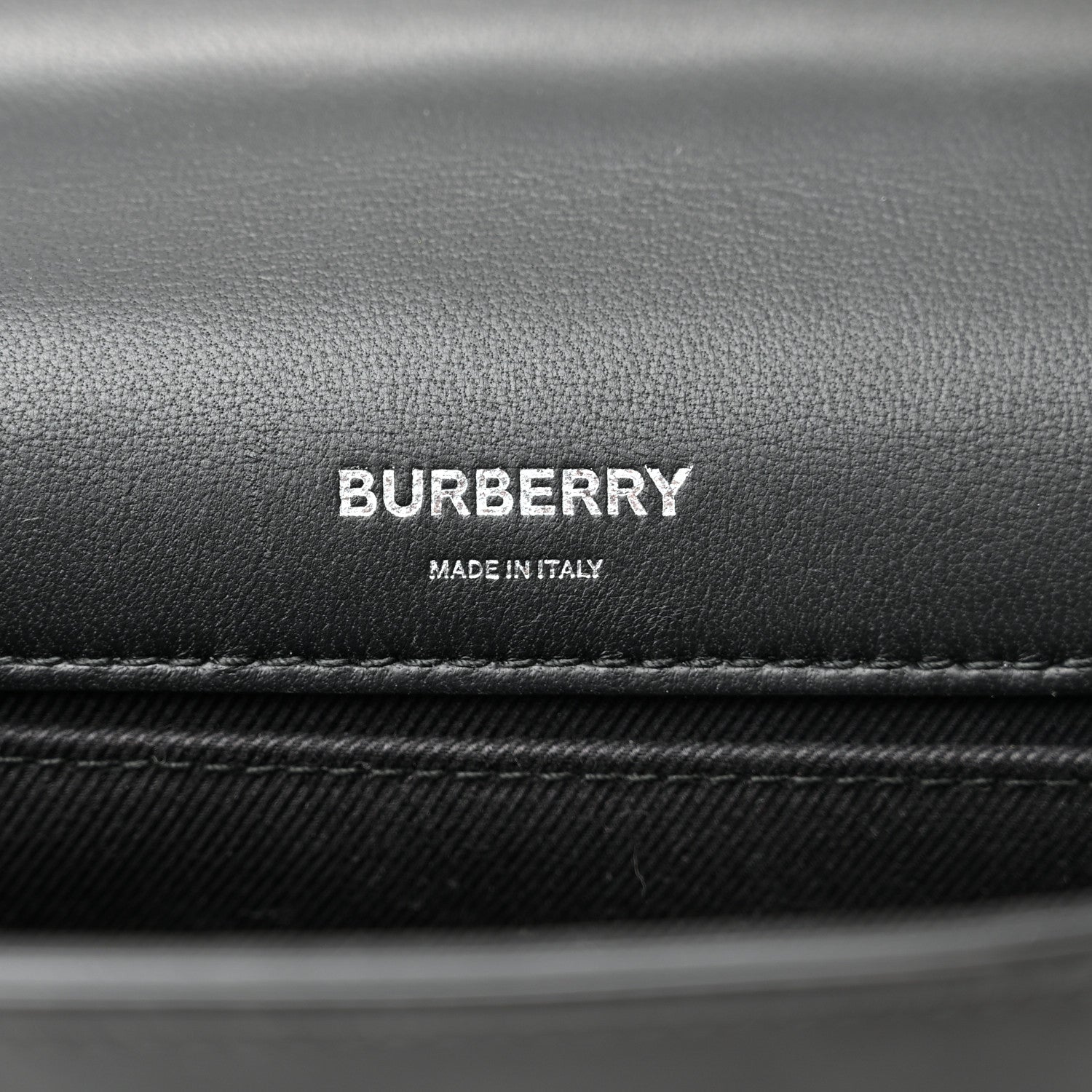 Burberry Patent Kingdom Flap Crossbody Black 6 of 12