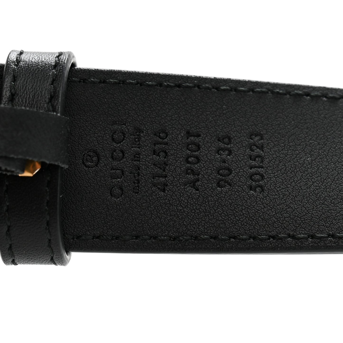 Calfskin Double G 30mm Belt 90 36 Black