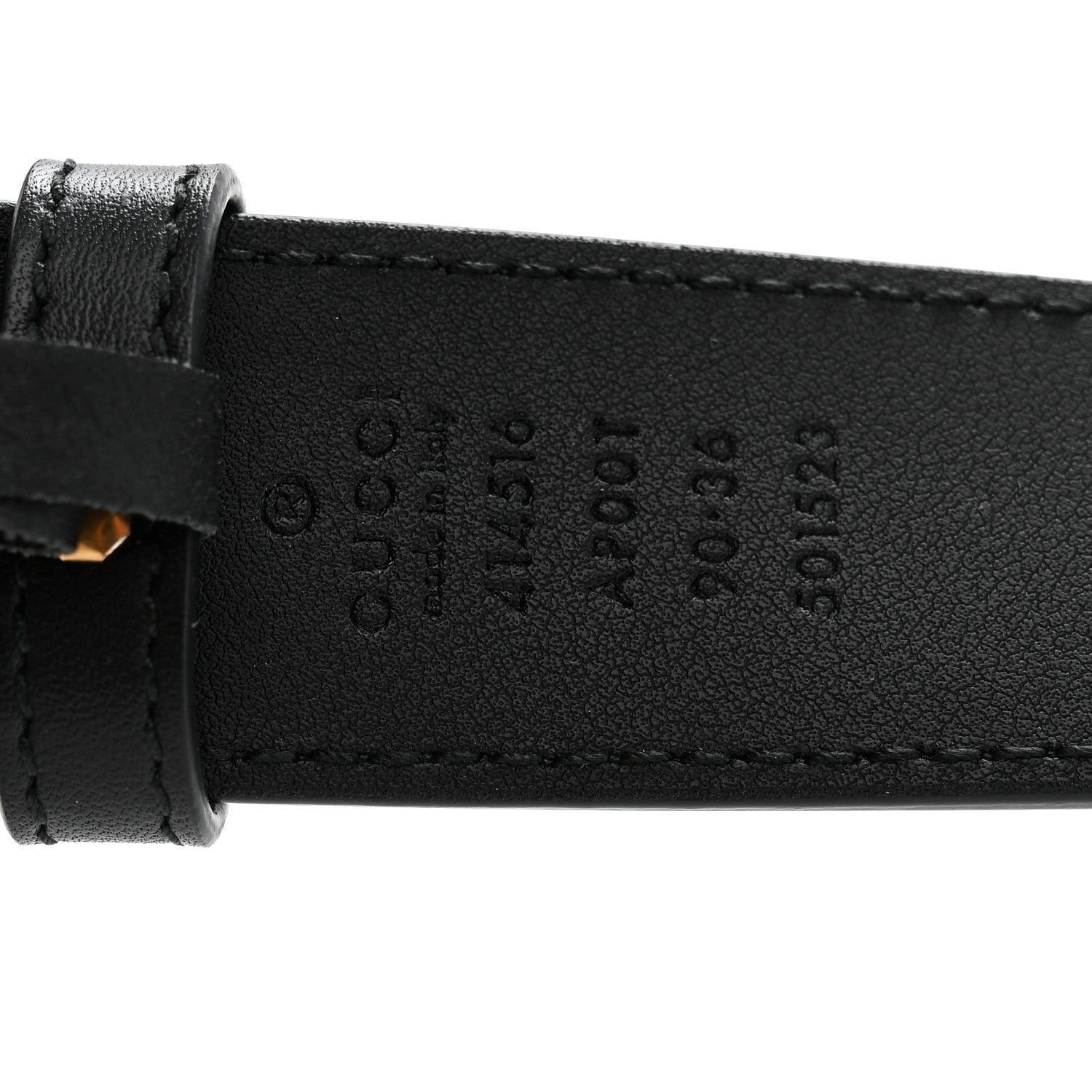 Gucci Calfskin Double G 30mm Belt 90 36 Black 5 of 6