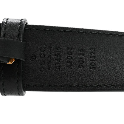 Gucci Calfskin Double G 30mm Belt 90 36 Black 5 of 6