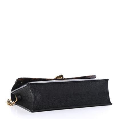 Louis Vuitton Damier Ebene Vavin Chain Wallet Black 3 of 4