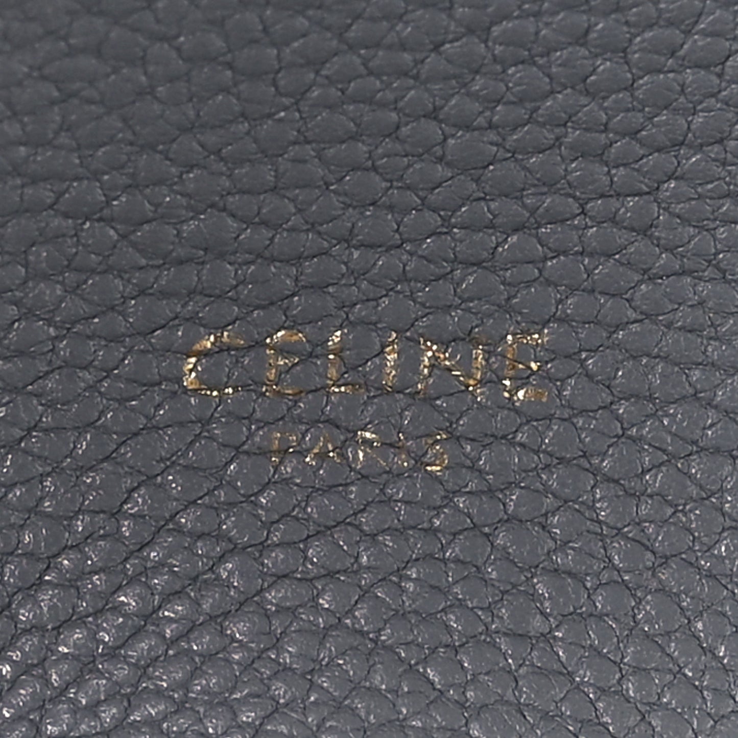 Soft Grained Calfskin Small Belt Cabas Phantom Medium Grey