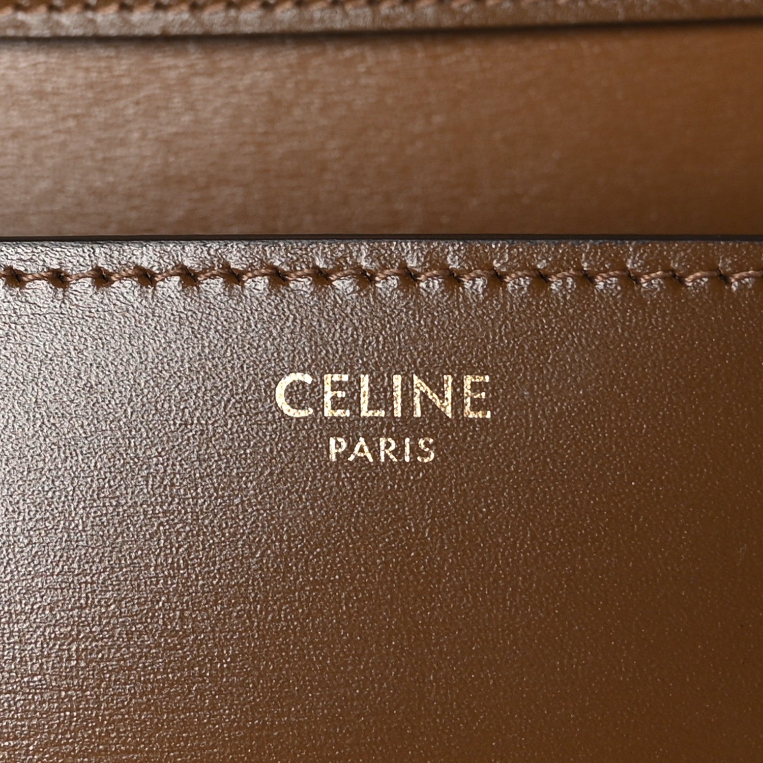 Celine Box Calfskin Teen Classic Box Flap Bag Camel 7 of 11