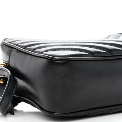 Saint Laurent Calfskin Matelasse Monogram Lou Camera Bag Black 8 of 10