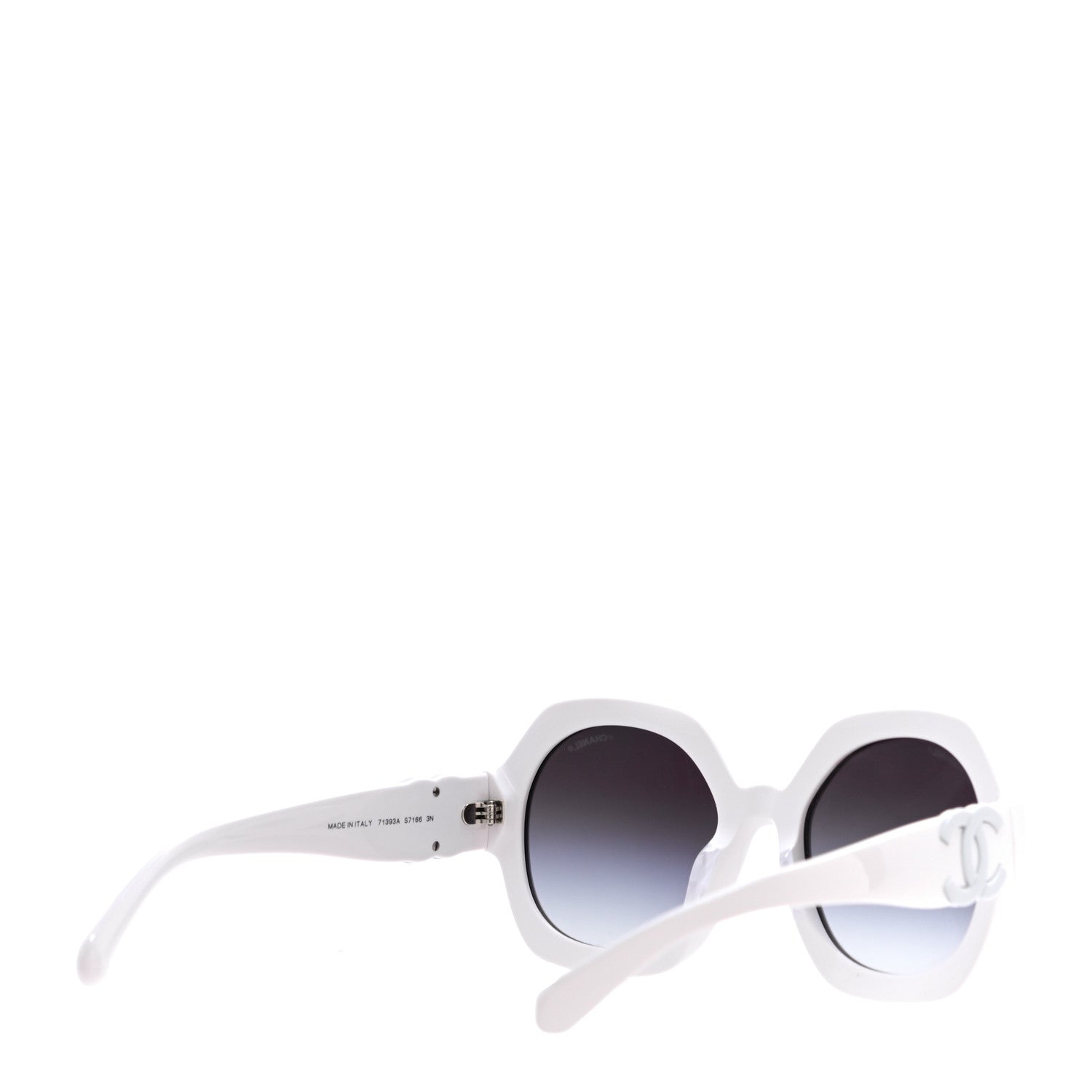 Chanel Acetate CC Sunglasses 71393A White 3 of 7