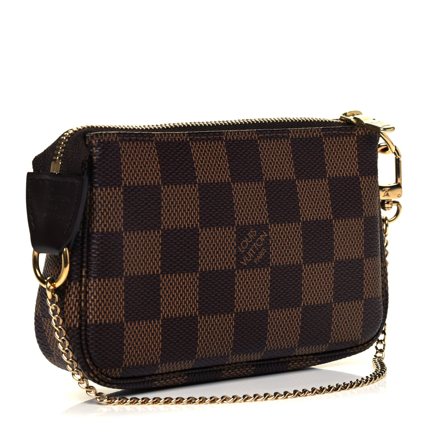 Louis Vuitton Damier Ebene Mini Pochette Accessories 3 of 9