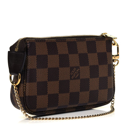 Louis Vuitton Damier Ebene Mini Pochette Accessories 3 of 9