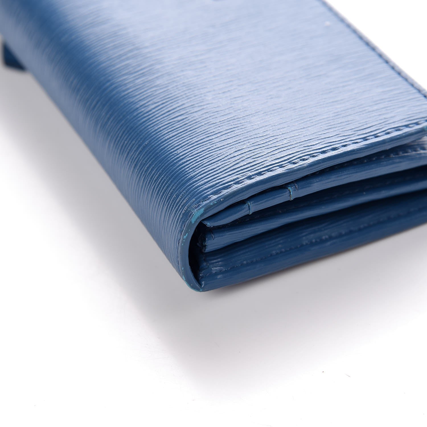 Prada Vitello Move Continental Flap Wallet Cobalto 11 of 12