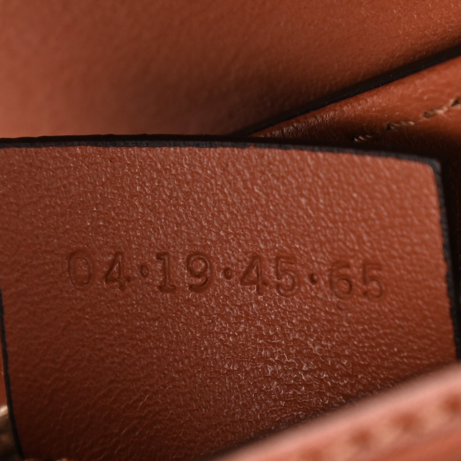 Chloe Calfskin Crocodile Embossed Small Aby Lock Chestnut Brown 8 of 10